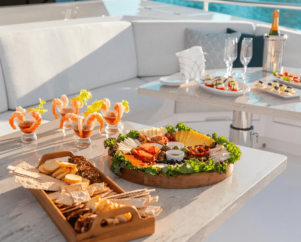 Yacht catering