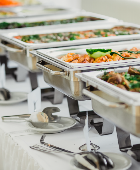 Corporate catering for retreats and events